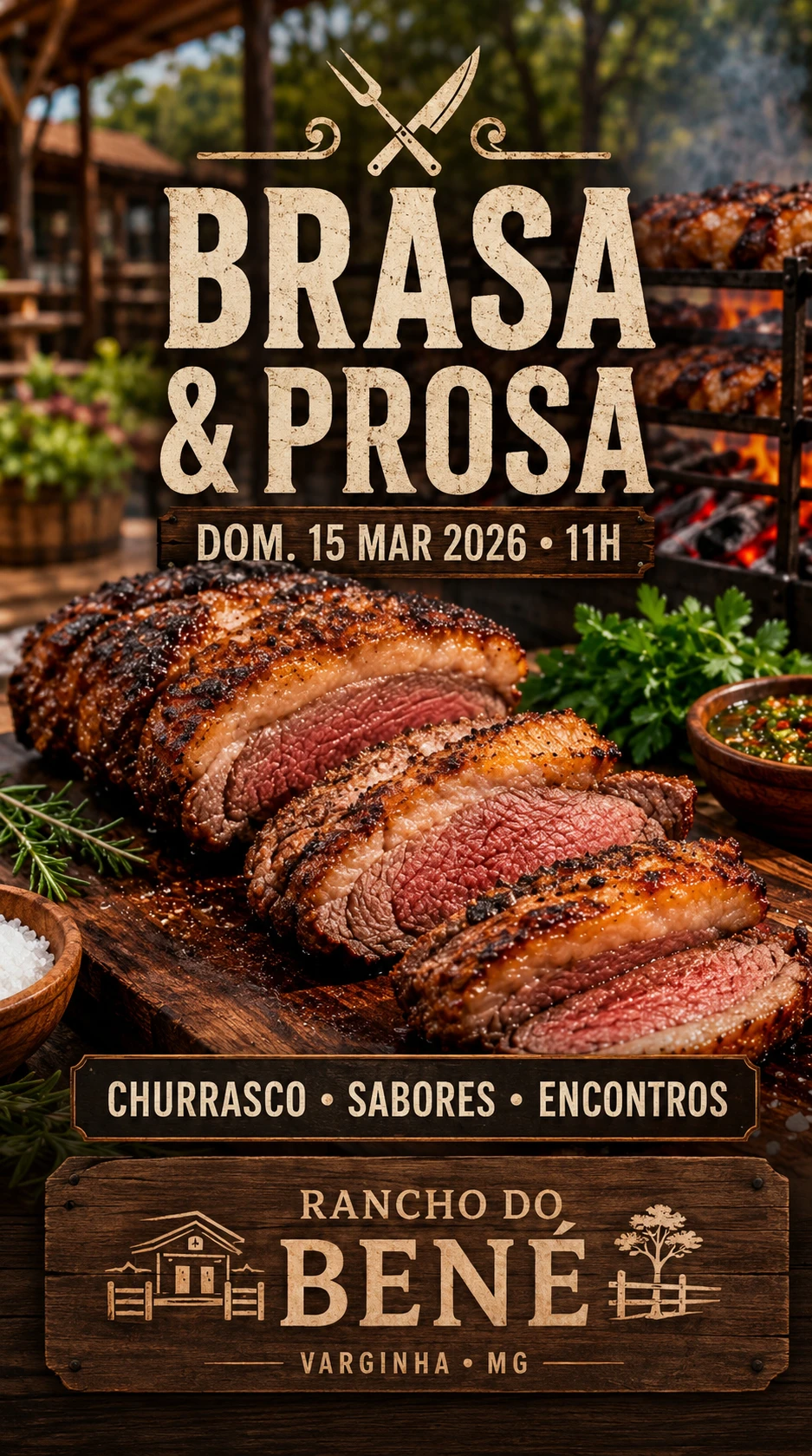 Capa do evento Brasa & Prosa