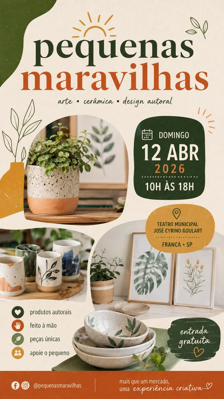 Capa do evento O Mercado das Pequenas Maravilhas