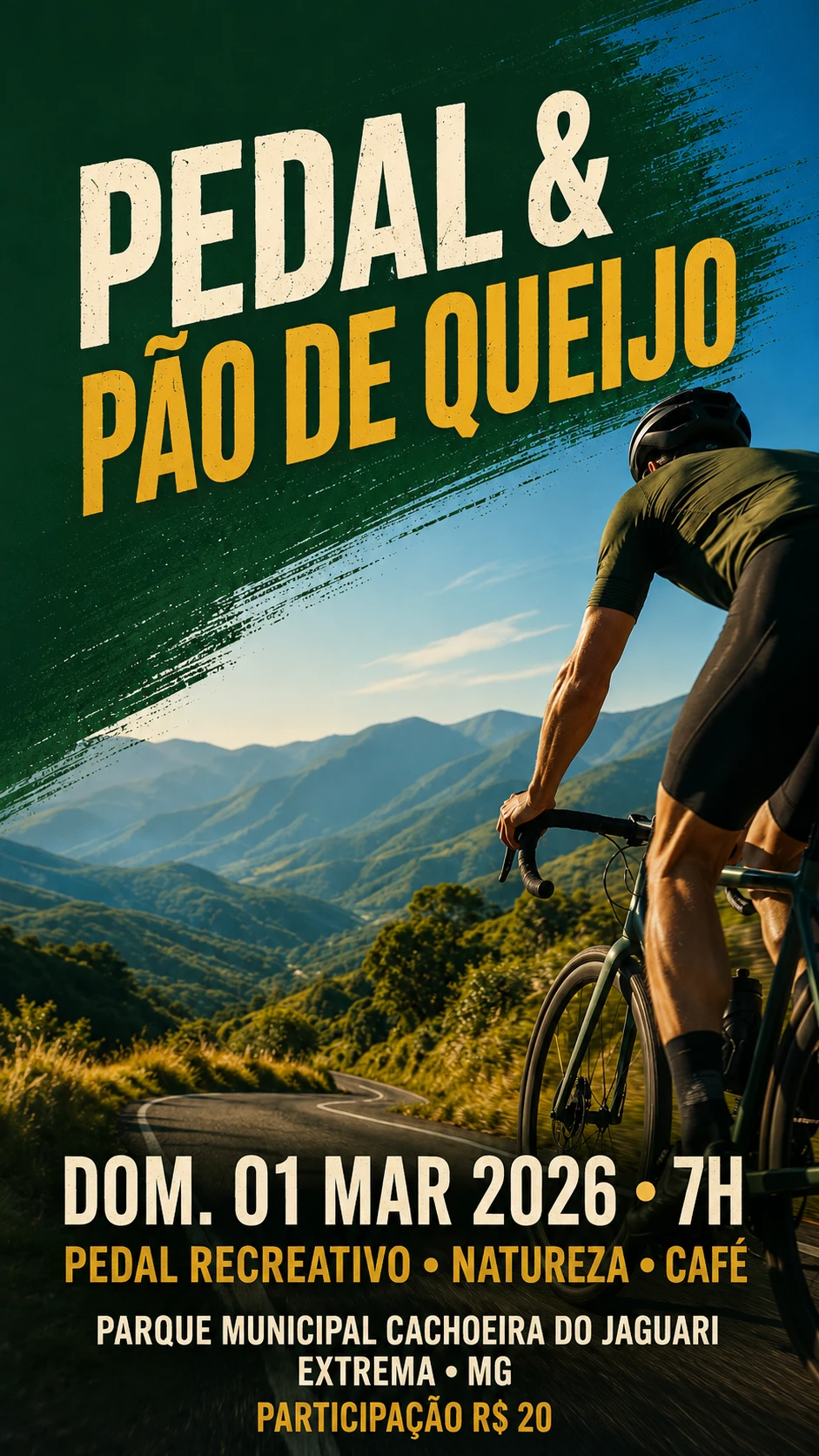 Capa do evento Pedal & Pão de Queijo