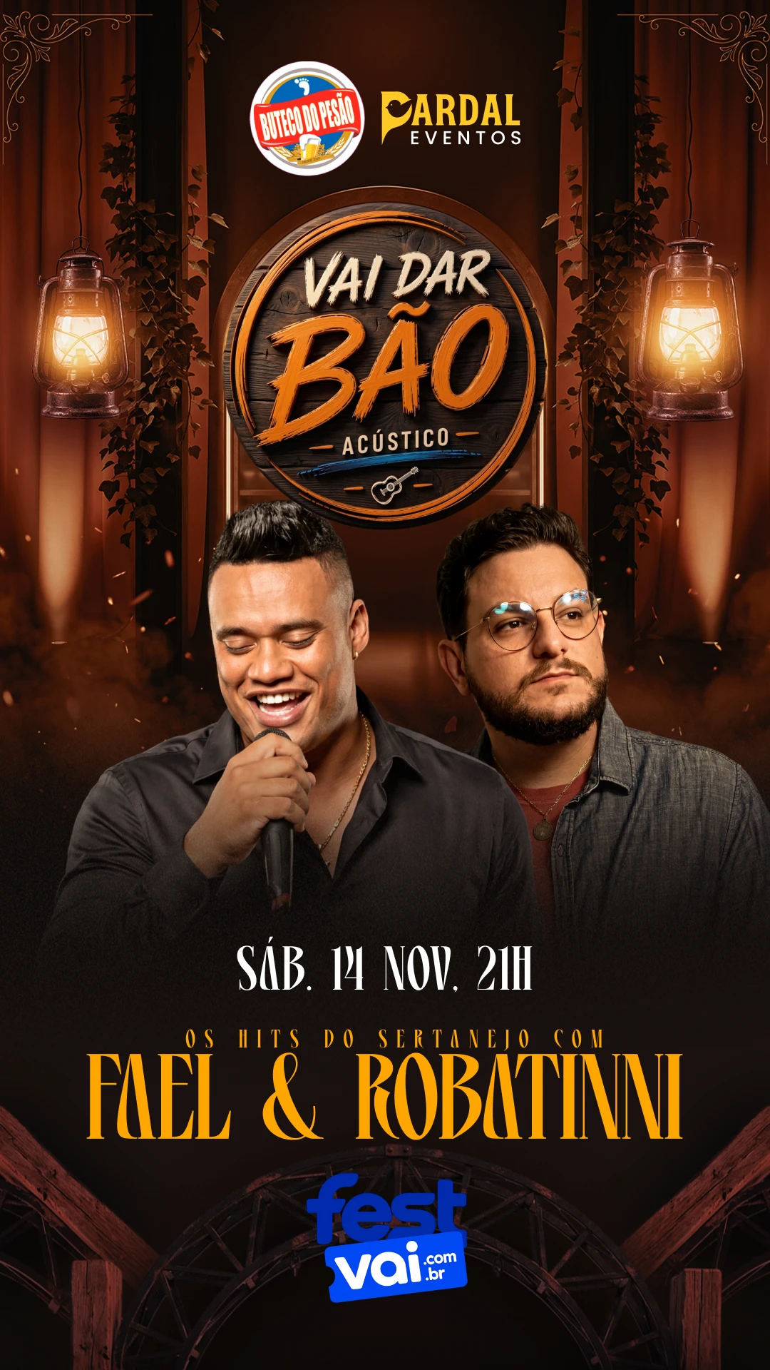 Capa do evento Vai Dar Bão — Acústico