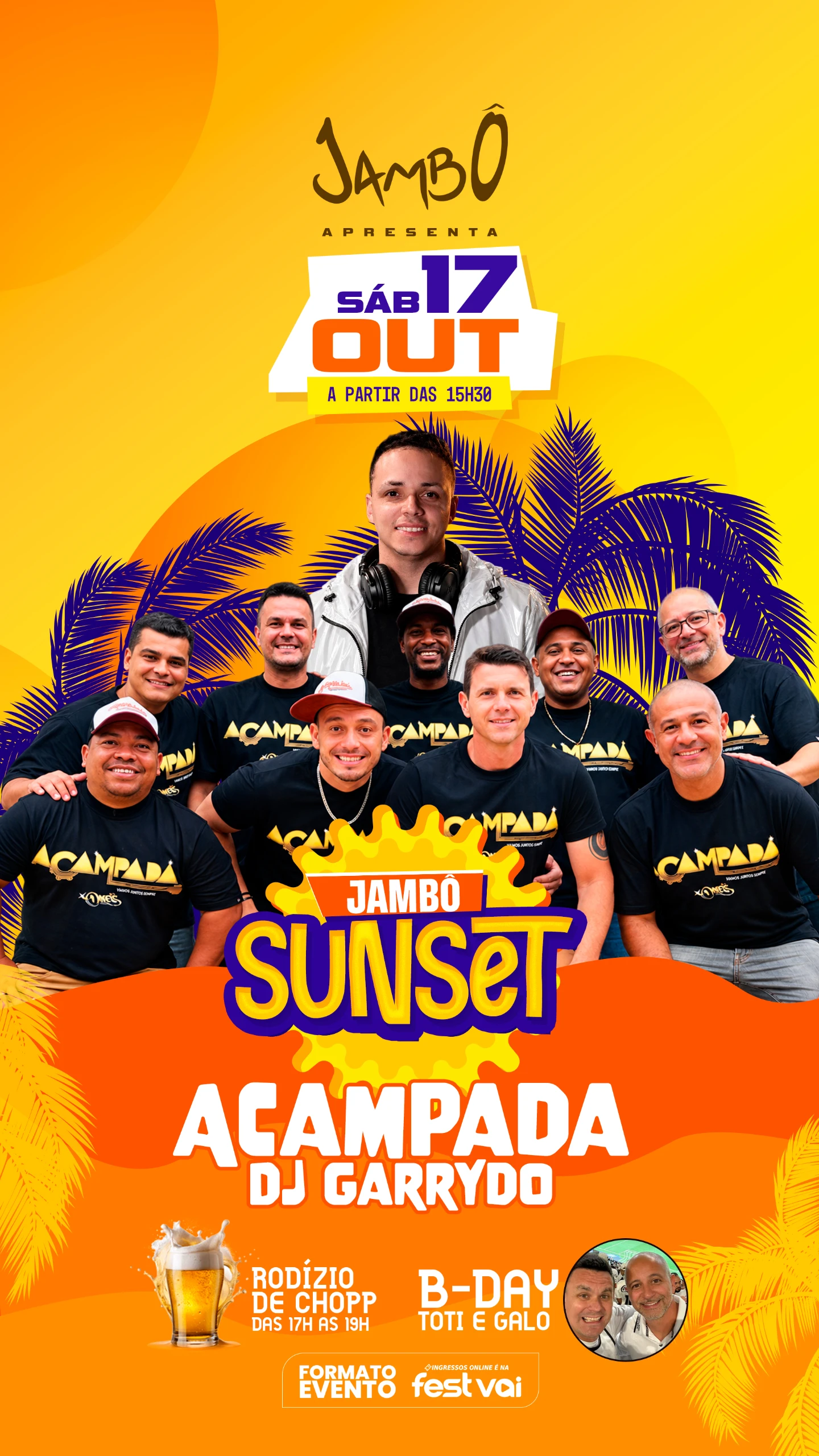 Capa do evento Jambô Sunset